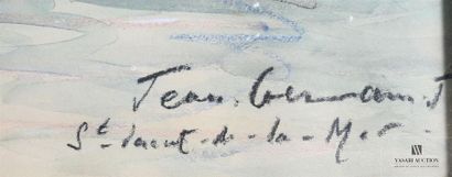 null JEAN GERMAIN Jacob (XXème siècle)
Saint Jacut de la mer
Aquarelle sur papier
Signée...