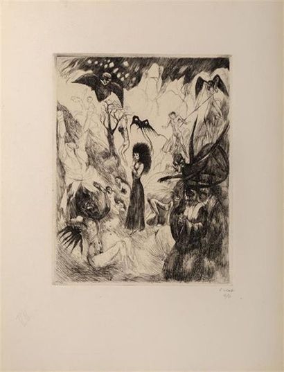 null GOERG Edouard Joseph (1893-1969), d'après
L'Enfer
Eau-forte 
Annotée "2é état...