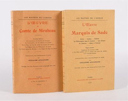 null [LES MAITRES DE L'AMOUR]
- SADE Marquis de - L'Oeuvre - Paris, Collection des...