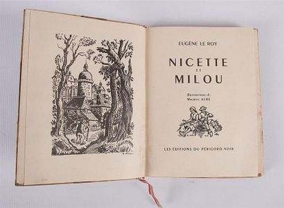 null LE ROY Eugène - Nicette et Milou - Les éditions du périgord noir 1947 - un volume...