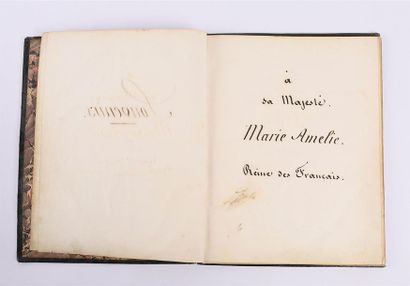 null Manuscrit de poésies intitulé Souvenirs par Vigier Tonnelier, 37 pages - reliure...
