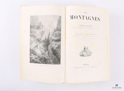 null DUPAIGNE Albert - Les montagnes - Tours Afred Mame et fils 1873 - un volume...