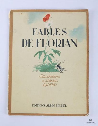 null FLORIAN - Les fables de Florian - Editions Albin Michel 1949 - un volume grand...