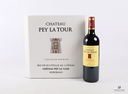 null 12 Blles CH. PEY LATOUR Bordeaux 2014 
Carton d'origine - NI