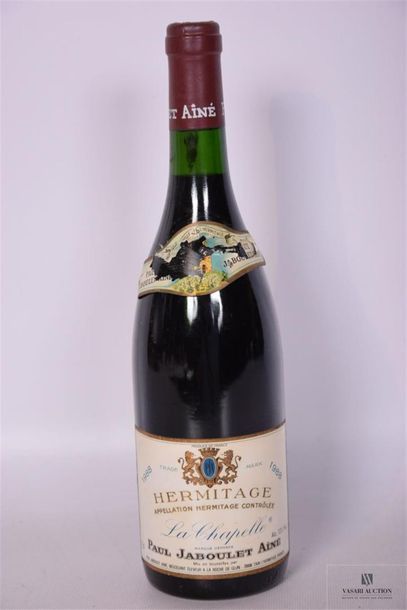 null 1 Blle	HERMITAGE "La Chapelle" mise Paul Jaboulet Ainé		1988
	Et. un peu tachée....