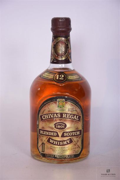 null 1 Blle	Scotch Whisky CHIVAS REGAL 12 ans d'âge		
	75 cl - 43°. Et. légèrement...