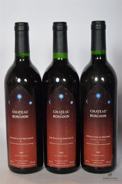 null 3 Blles	CÔTEAUX d'AIX en PROVENCE rouge mise Château Romanin		
	2 blles de 1994,...