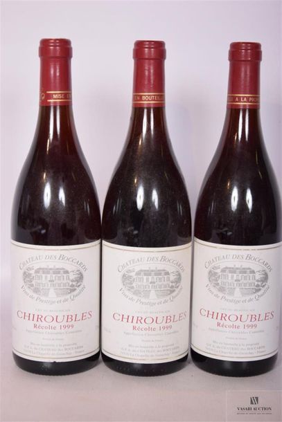 null 3 Blles	CHIROUBLES mise Château des Boccards		1999
	Et. excellentes. N : to...