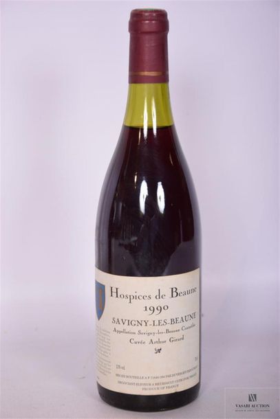 null 1 Blle	SAVIGNY LES BEAUNE - Hopices de Beaune "Cuvée Arthur Girard"		1990
	mise...