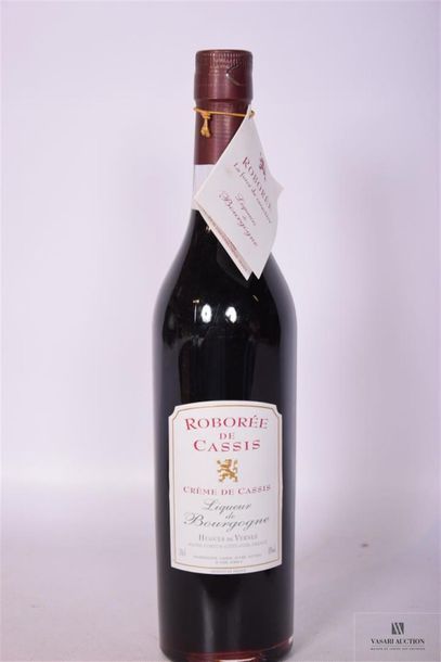 null 1 Blle	ROBORÉE DE CASSIS Liqueur de Bourgogne mise H. de Vernes		
	70 cl - 18°....