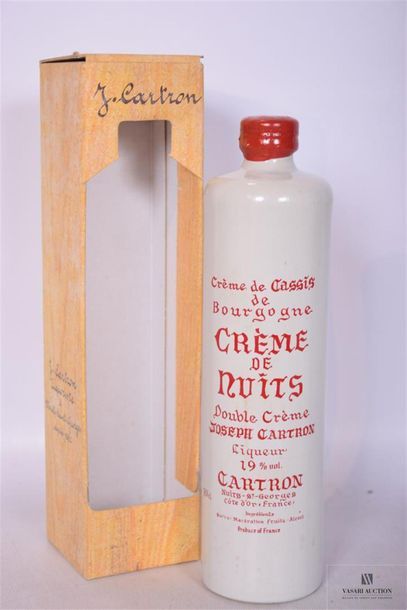 null 1 Blle	Crème de Cassis de Bourgogne CRÈME DE NUITS mise J.Carton		
	Double Crème....