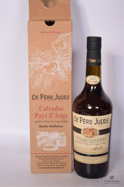 null 1 Blle	CALVADOS Pays d'Auge " Le Père Jules " 20 ans d'âge		
	Double distillation....