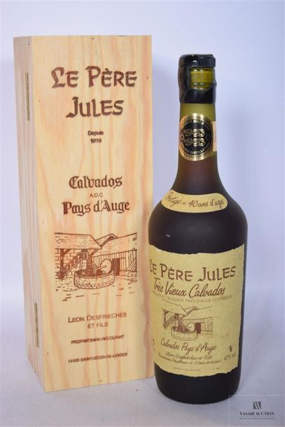 null 1 Blle	Très Vieux CALVADOS "Le Père Jules" Prestige - 40 ans d'âge		
	Double...