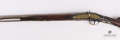 null Fusil de chasse à percussion, issu d'un fusil réglementaire, canon de 92,5 cm,...