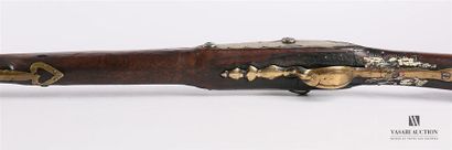 null Fusil de chasse à percussion, issu d'un fusil réglementaire, canon de 92,5 cm,...