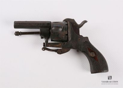 null Revolver à broche, canon octogonal, barillet à 6 chambres calibre 7 mm, fabrication...