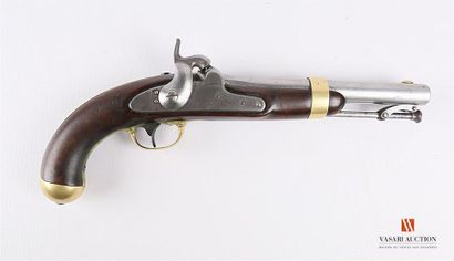 null US ARMY, pistolet réglementaire modèle 1842, platine à corps plat, marquée US...