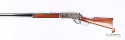 null Carabine à levier de sous garde WINCHESTER modèle 1876, canon octogonal de 69,5...