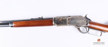 null Carabine à levier de sous garde WINCHESTER modèle 1876, canon octogonal de 69,5...