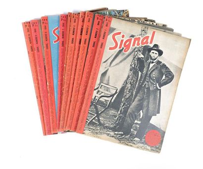 null [REVUE SIGNAL]
Lot comprenant dix revues - Année 1944
- N°1 - Signal - Numéro...