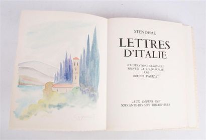 null STENDHAL - Lettres d'Italie - Aux dépens des soixante-dix-sept Bibliophiles...
