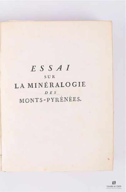 null PALASSOU Pierre-Bernard Abbé - Essai sur la minéralogie des Monts-Pyrénées suivi...
