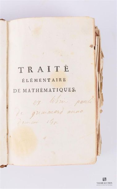 null LEMOINE d'ESSOIES M. E. M. J. - Traité élémentaire de mathématiques, ou principes...