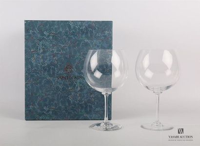 null SAINT-LOUIS
Paire de verres de dégustation en cristal dans leur coffret d'origine
Haut...