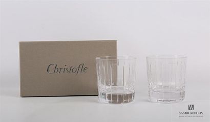 null CHRISTOFLE
Paire de verres à whisky en cristal dans leur coffret d'origine
Modèle...