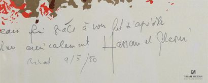 null HASSAN EL GLAOUI (né en 1924)
Cavaliers de fantasia
Sérigraphie
Située et datée...