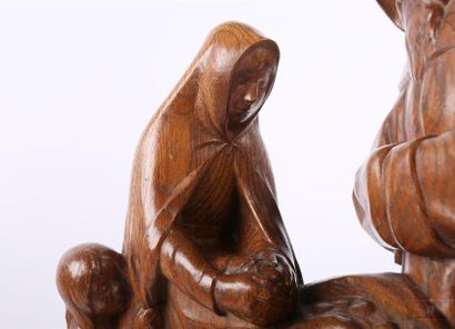 null SCHNEGG Gaston (1866-1953)
La Dime
Sculpture en bois
Signée, titrée et datée...