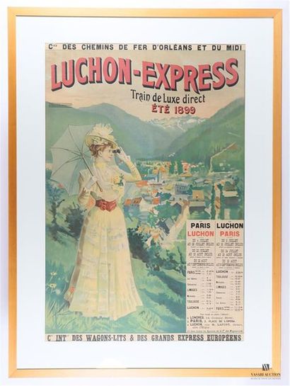 null De OCHOA Y MADRAZO Rafael (1858 -1935) Affichiste
Affiche en papier "Luchon-Express,...