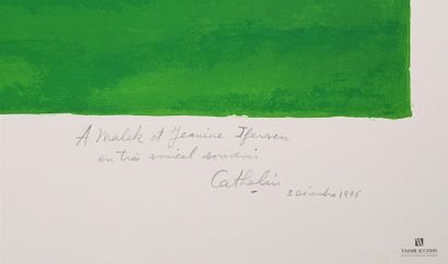 null CATHELIN Bernard (1919-2004)
Paysage
Lithographie en couleurs
Signée et datée...