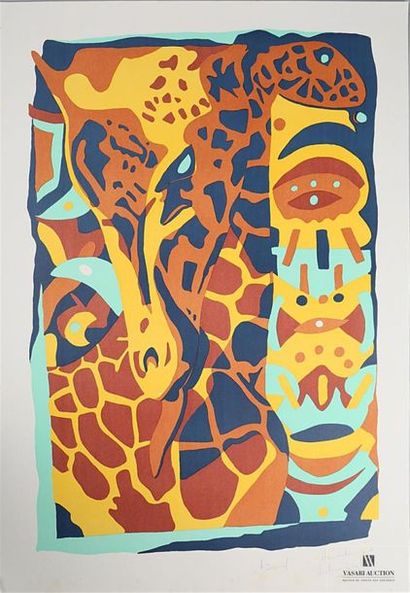 null DIESEL Arthur (né en 1966)
Composition africaine
Lithographie en couleurs
Signée...