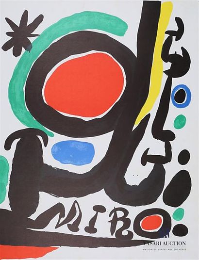 null MIRO Joan (1893-1983), d'après
Composition abstraite
Reproduction sur papier...