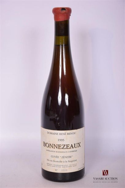 null 1 Blle	BONNEZEAUX "Cuvée Zénith" mise Dom. René Renou		1995
	Et. un peu tachée....