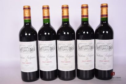 null 5 Blles	CH. BELGRAVE	Haut Médoc GCC	1997
	Et. excellentes. N : mi goulot.		...