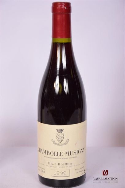 null 1 Blle	CHAMBOLLE MUSIGNY mise Dom. Hervé Roumier		1998
	Et. à peine tachée....