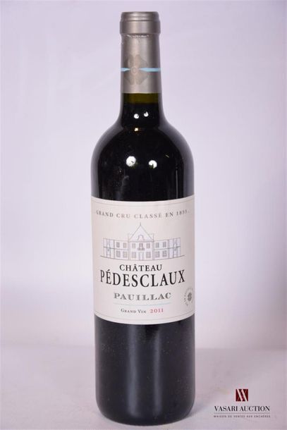 null 1 Blle	CH. PÉDESCLAUX	Pauillac GCC	2011
	Présentation et niveau, impeccable...