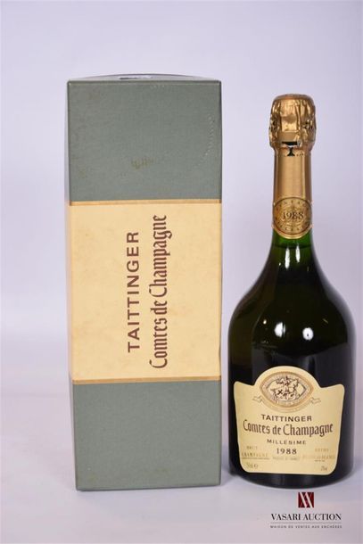 null 1 Blle	Champagne TAITTINGER Comtes de Champagne Brut		1988
	Et. impeccable....