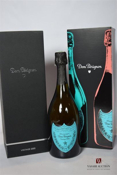 null 1 Blle 	Champagne DOM PÉRIGNON		2000
	Coffret Andy Warhol bleu. Présentation...