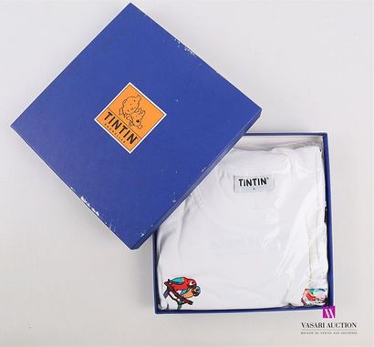 null "Tee-shirt blanc à décor polychrome "Rackham le Rouge"
Taille L
(boite d'origine,...