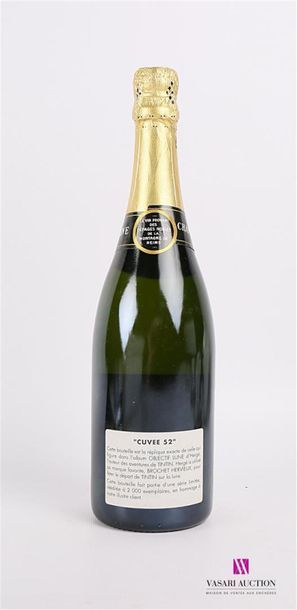 null Bouteille de champagne Brochet Hervieux Brut extra - Cuvée 52 - étiquette "La...