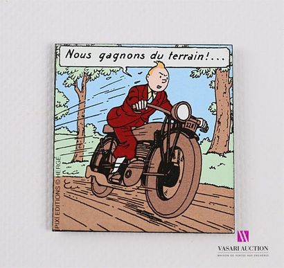 null PIXI EDITIONS - HERGE / TINTIN
Magnet représentant Tintin à moto dans le Sceptre...