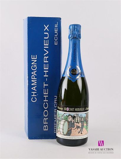 null Bouteille de champagne Brochet Hervieux & Fils - étiquette Brochet Hervieux...