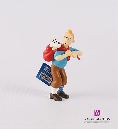 null EDITIONS ATLAS - HERGÉ / TINTIN
Figurine en plastique figurant Tintin portant...