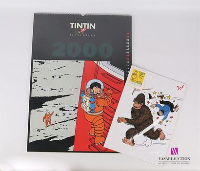 null HERGE MOULINSART
Calendrier Tintin 2000 Edition spéciale comprenant douze planches...