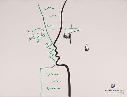 null MORETTI Raymond (1931-2005) et COCTEAU Jean (1889-1963), d'après
Le Baiser -...