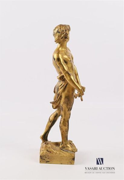 null LARCHE Raoul (1860-1912)
Vingt ans
Bronze à patine dorée
Fonte Siot Paris
Signé...