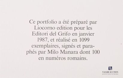 null MANARA Milo - Un été indien - Editori del Grifo 1987 - un volume - reliure toilée...